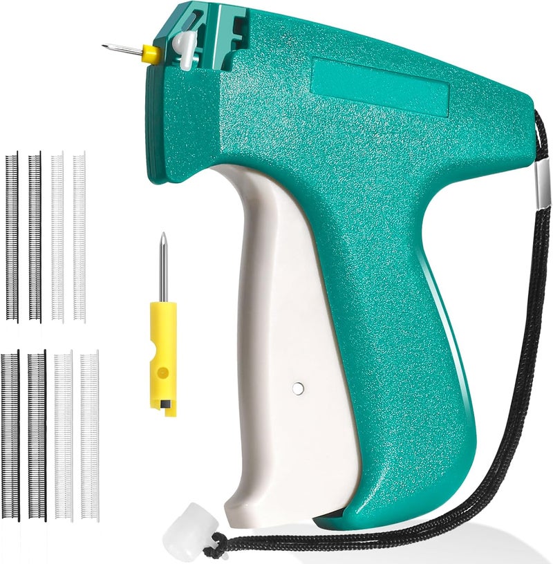 ANTAND Stitch Gun for Clothes, Micro Tagging Gun for Clothing, Handheld Tag Gun Quick Stitch Sewing Gun, Quick Clothing Fixer Includes 2 Needles, 4.4mm 480 Pcs and 5.4mm 480 Pcs Black White Fasteners - Image 1